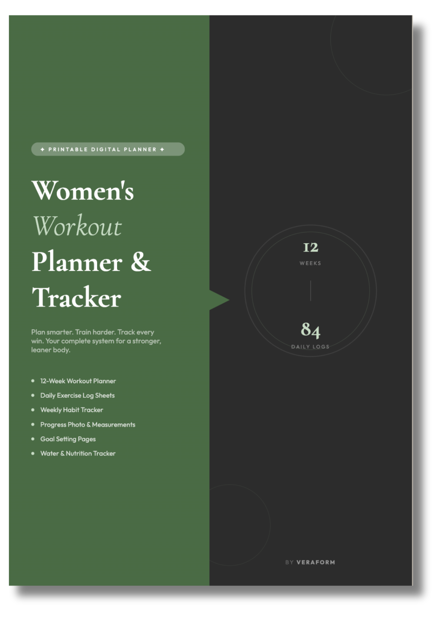 Women's Workout Planner & Tracker