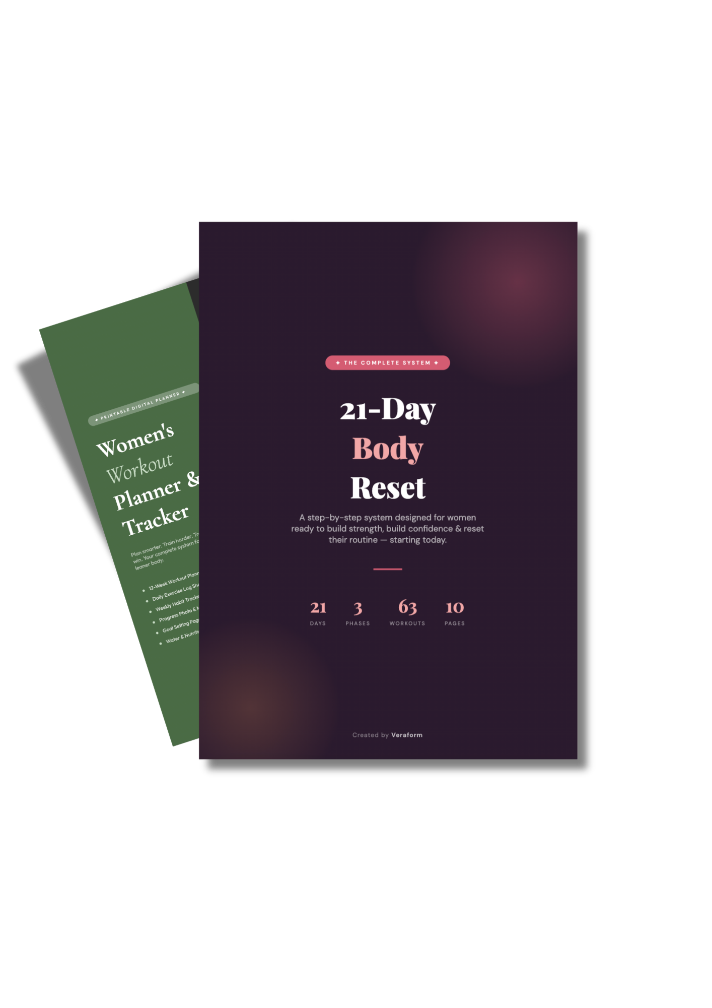 Bundle 21-Day Body Reset & Women's Workout Planner & Tracker