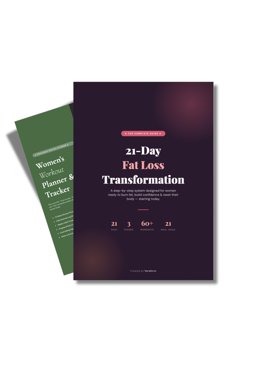 Bundle 21-Day Fat Loss Transformation & Women's Workout Planner & Tracker